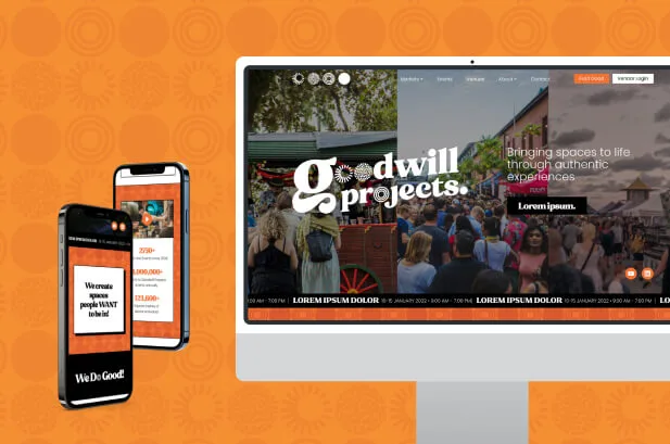 Goodwill Projects website preview
